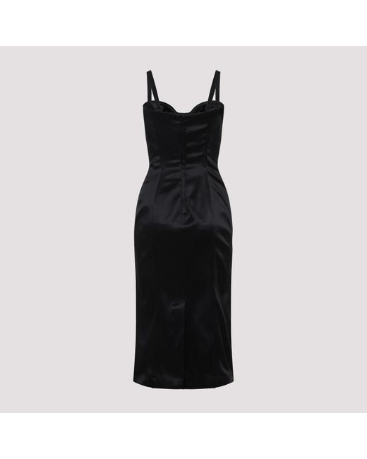 Dolce & Gabbana Midi Dresses in het Black