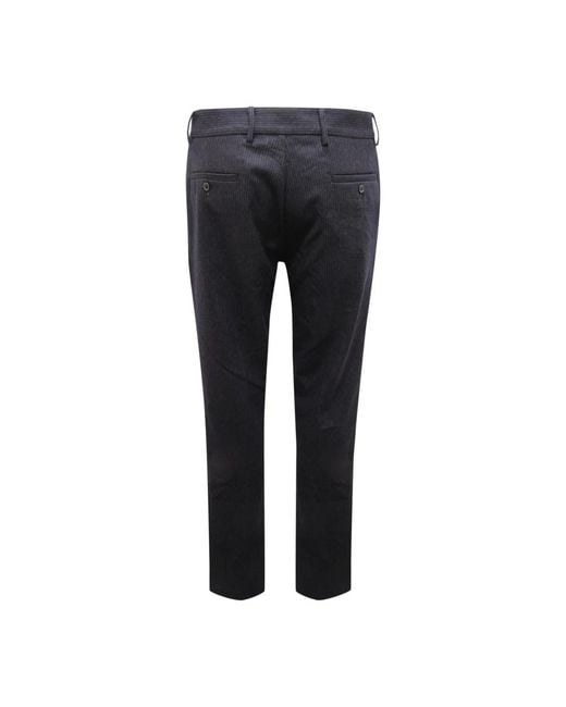Brooksfield Blue Slim-Fit Trousers for men