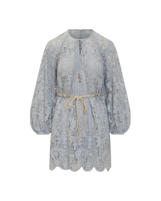 Zimmermann Gray Short Dresses