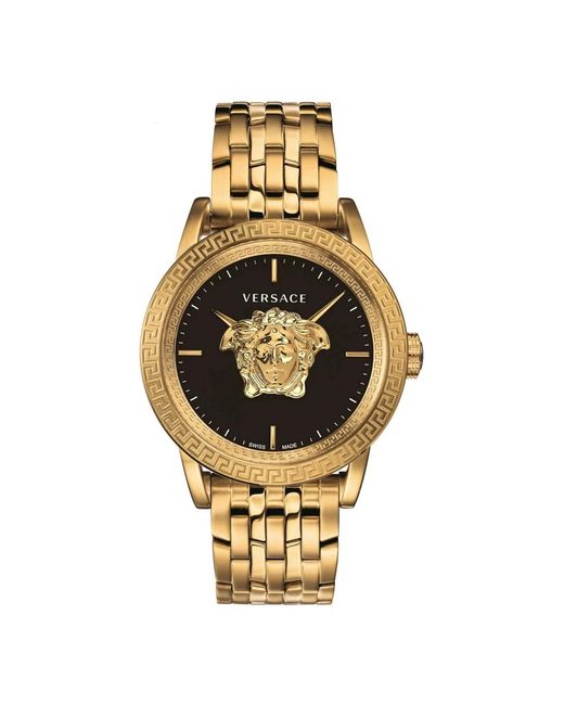 Versace Palazzo Empire Swiss Watch 43Mm in het Metallic voor heren