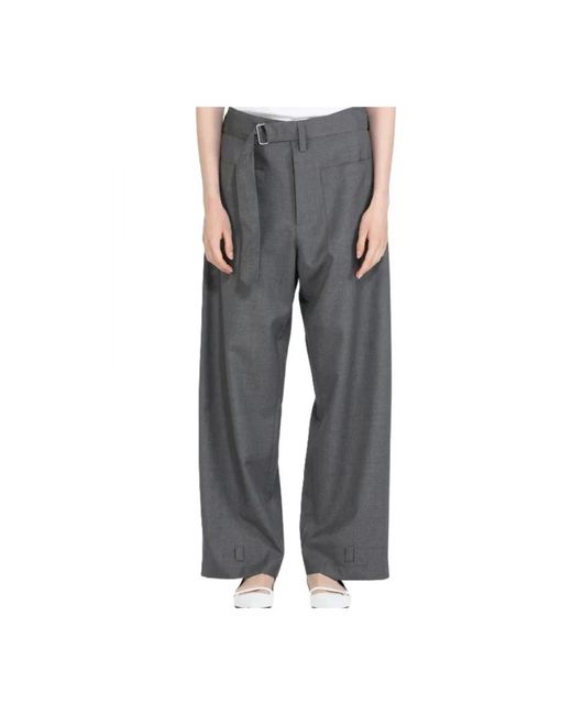 Wide Trousers di N°21 in Gray
