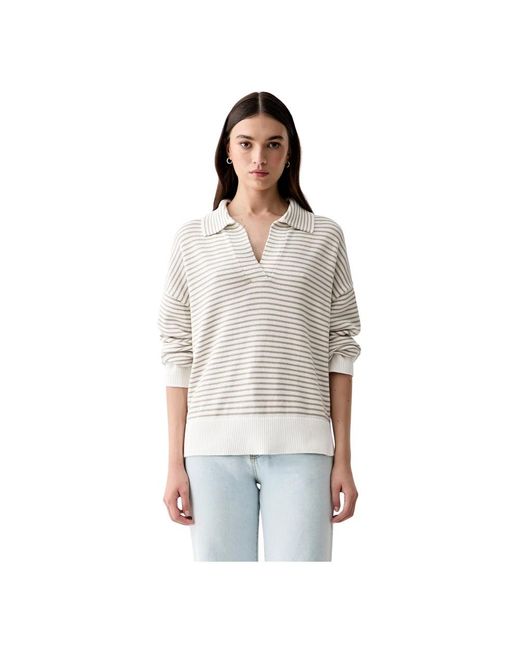 Barbour Aylesby Pullover in het White
