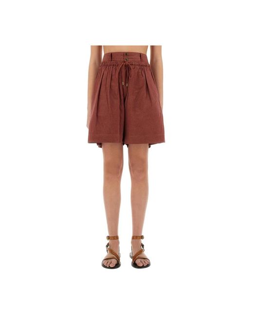 Isabel Marant Red Casual Shorts