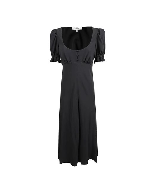 Chloé Black Midi Dresses