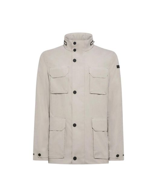 Rrd Field jacket mit abnehmbarer kapuze in Natural für Herren