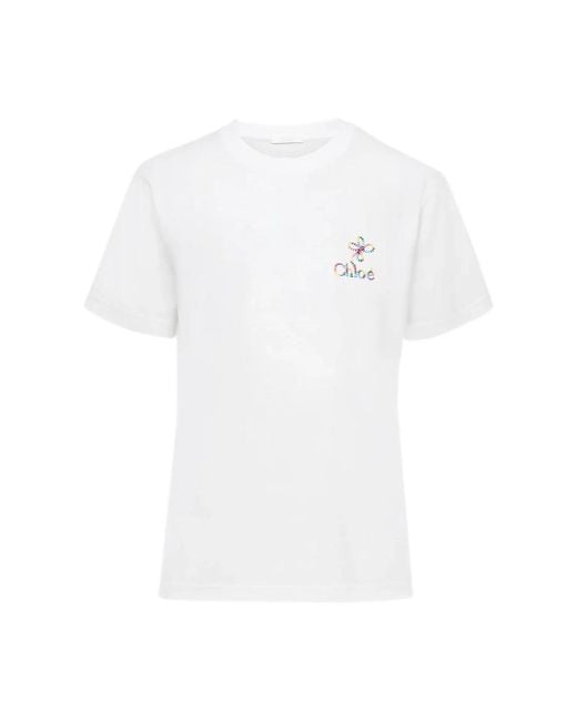 Chloé White T-Shirts