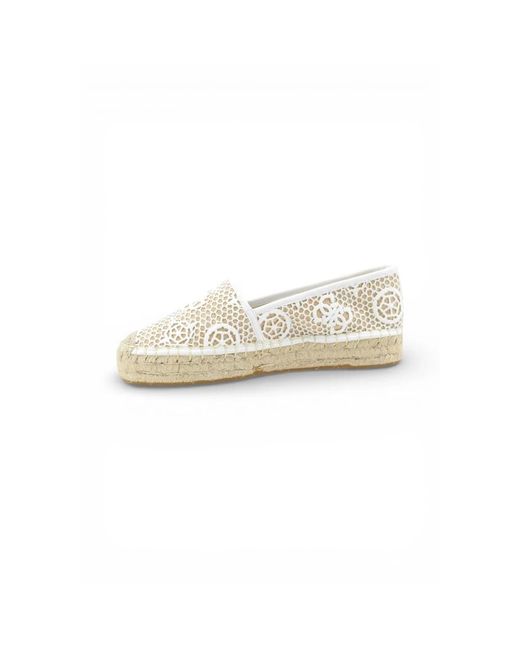 Guess White Espadrilles