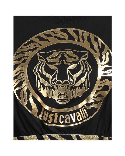 Just Cavalli Black T-Shirts