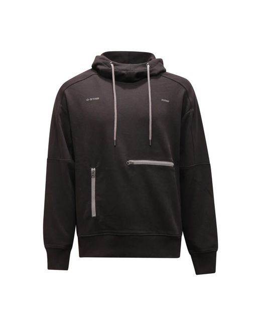 G-Star Hoodies in het Black voor heren