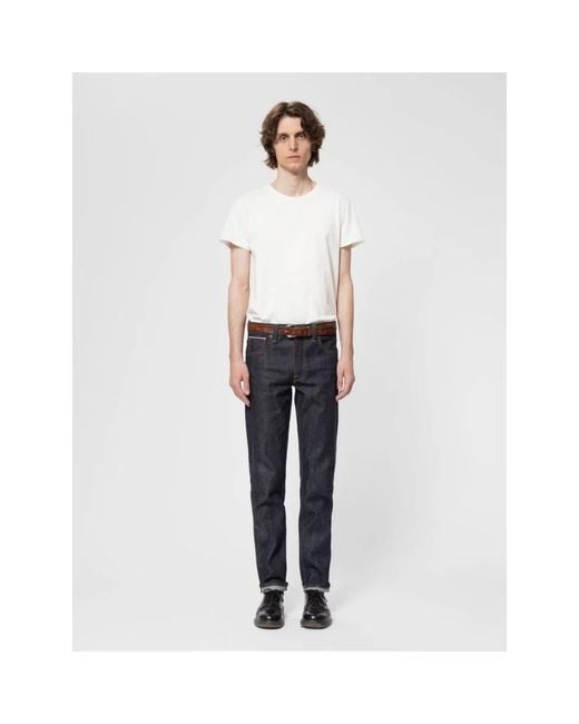 Nudie Jeans Blue Slim Fit Jeans for men