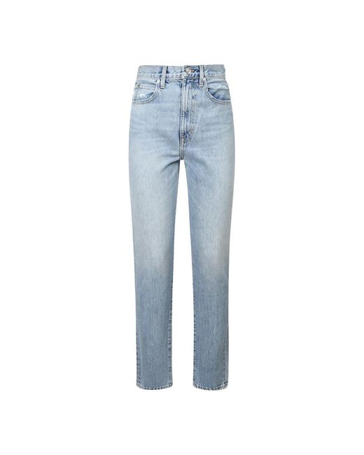 SLVRLAKE Denim Blue Slim-Fit Jeans