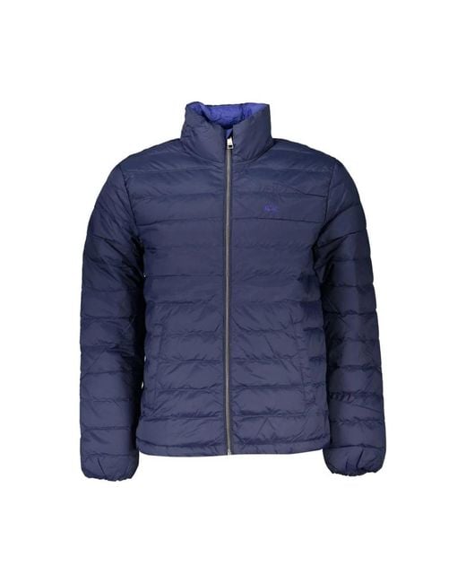 La Martina Blue Winter Jackets for men