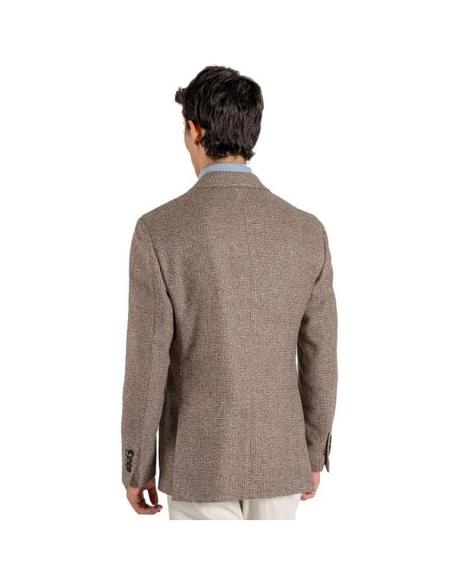 Blazers Lardini pour homme en coloris Brown