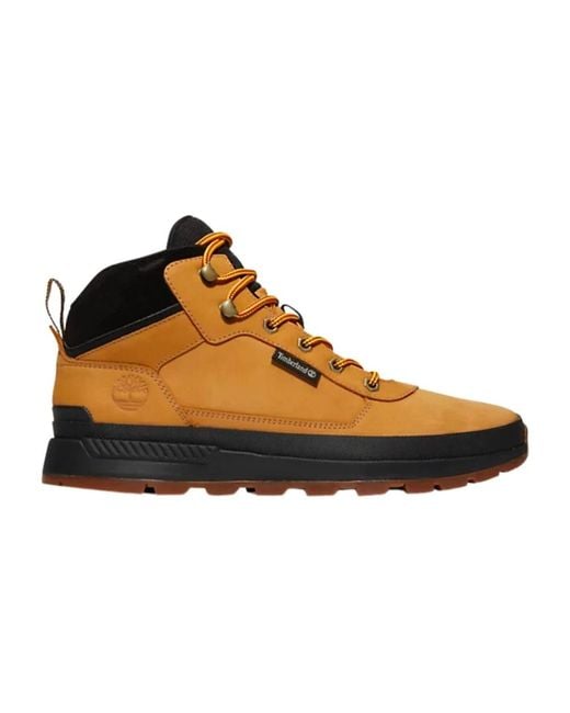 Timberland Brown Lace-Up Boots for men