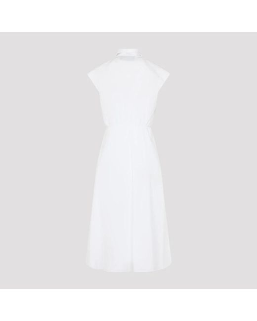 Valentino White Midi Dresses