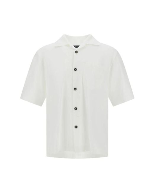 Herno White Short Sleeve Shirts for men