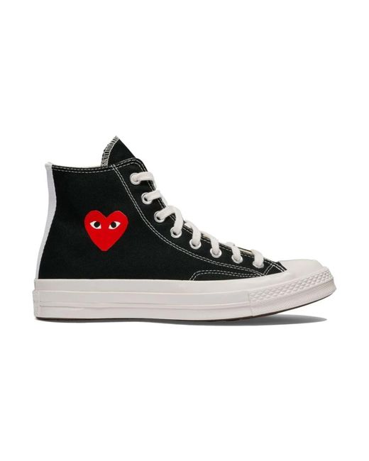 COMME DES GARÇONS PLAY Black Sneakers for men