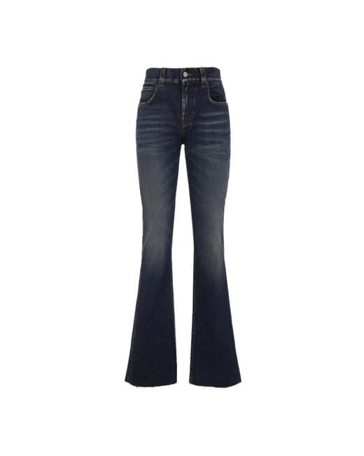 Balenciaga Flared Jeans in het Blue