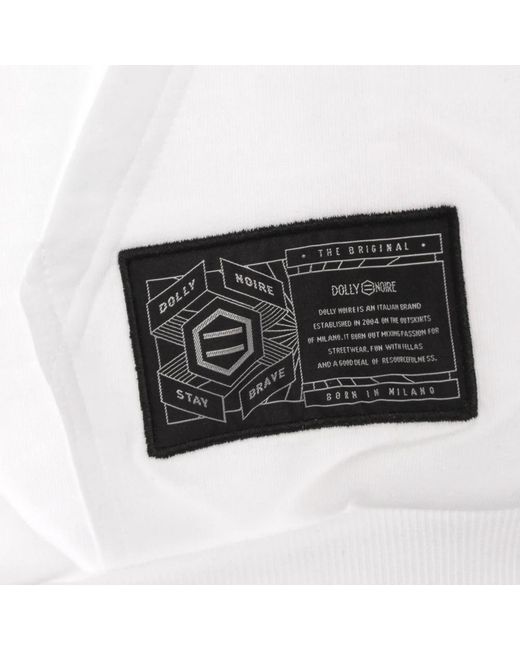 DOLLY NOIRE White Hoodies for men