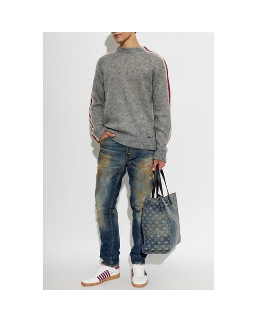 DSquared² Rundhals-Pullover in Gray für Herren