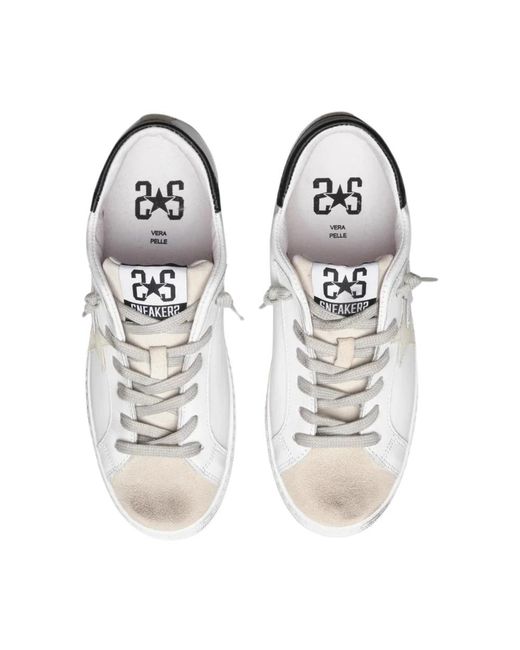 2 Star White Sneakers