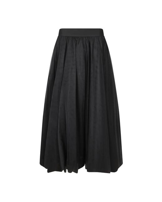 Blanca Vita Black Midi Skirts