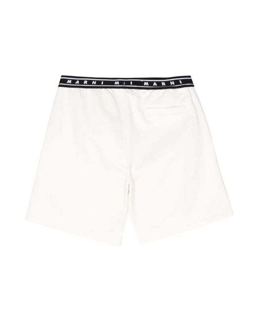 Marni White Short Shorts for men