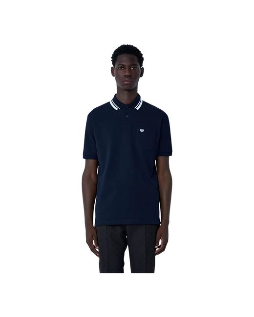 Polo Shirts Gucci de hombre de color Blue