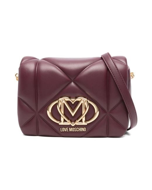 Love Moschino Purple Cross Body Bags