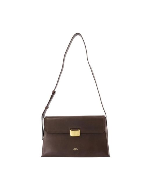 A.P.C. Brown Shoulder Bags