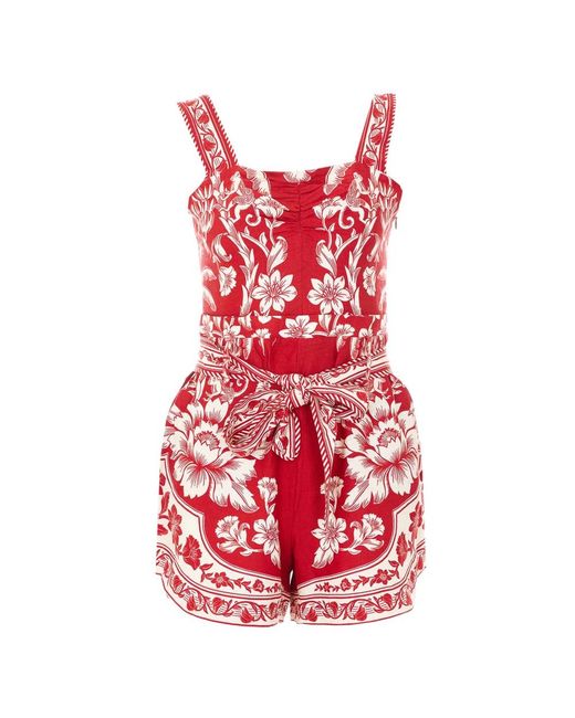 Farm Rio Red Playsuits