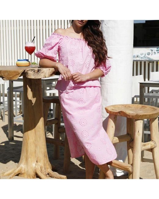 Midi Skirts Amélie & Amélie de color Pink