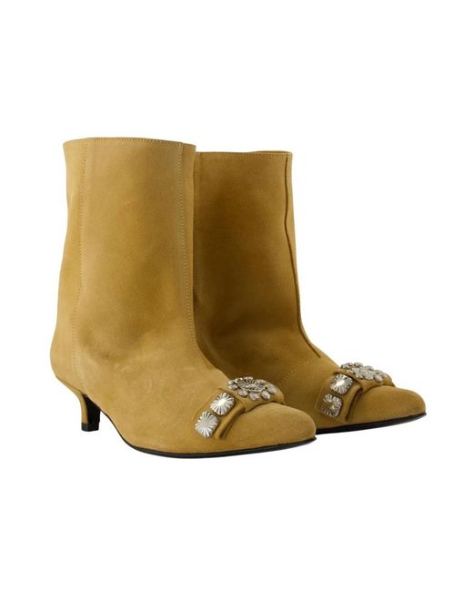 Toga Green Heeled Boots