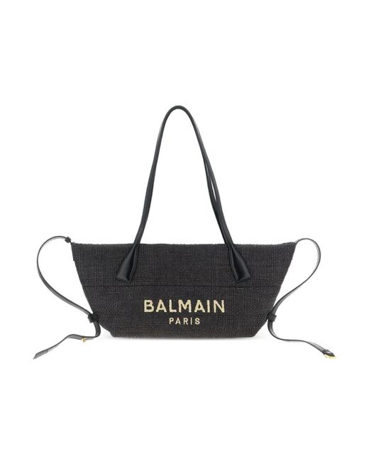 Balmain Black Shoulder Bags