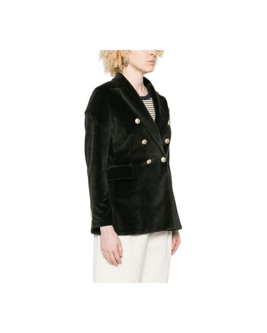 Circolo 1901 Groene Buitenkleding Jas Aw25 in het Black