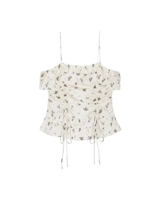 Sleeveless Tops di Ganni in White