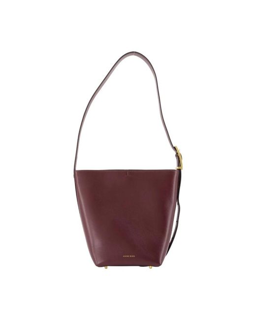 Anine Bing Purple Shoulder Bags