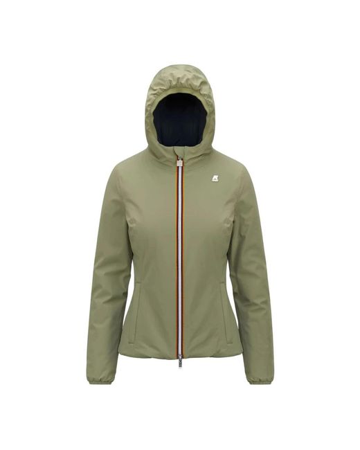 K-Way Green Winter Jackets