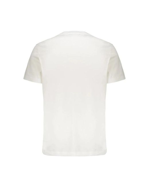 Versace Tops ,Wit ,Katoen Katoenen T-Shirt in het White voor heren