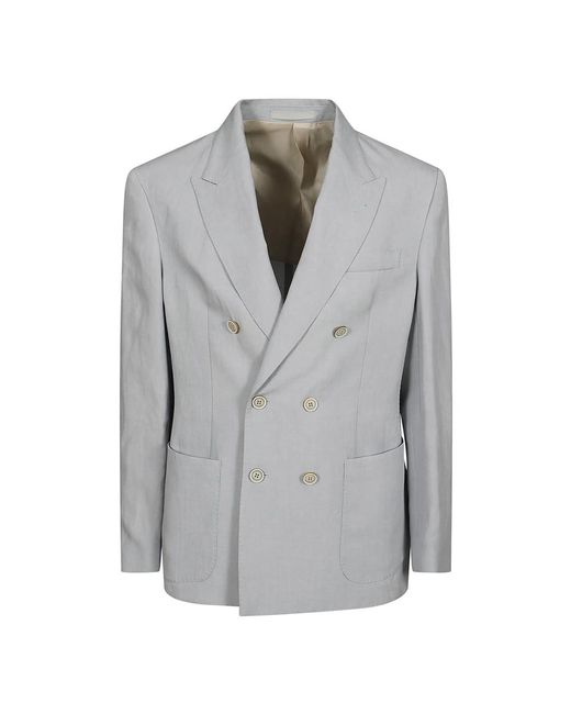 Eleventy Gray Blazers for men