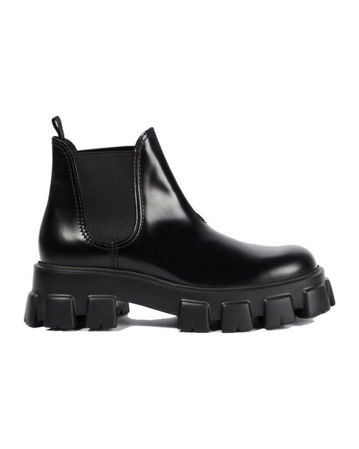 Prada Black Chelsea Boots for men