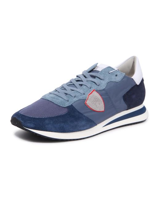Philippe Model Blue Sneakers for men