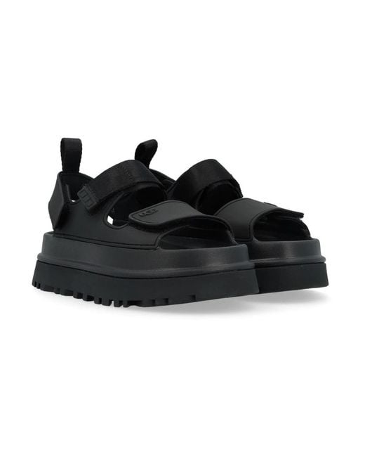 Ugg Black Flat Sandals