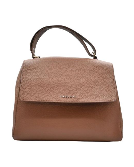 Orciani Brown Handbags