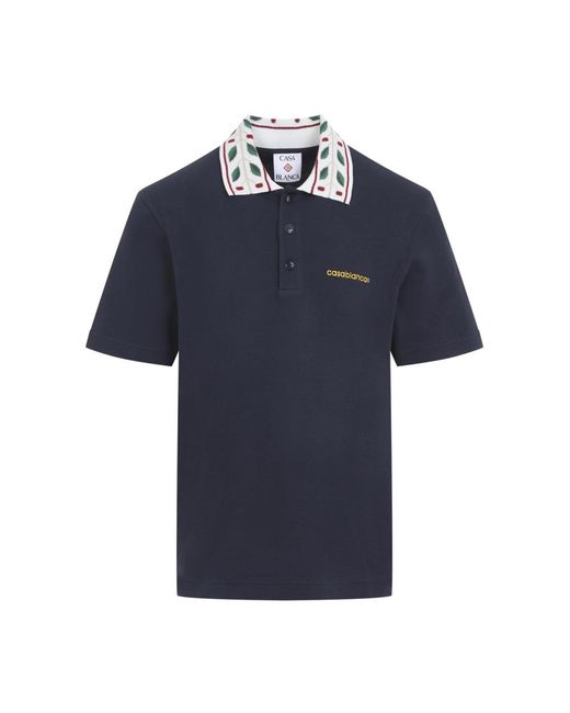 Casablanca Blue Polo Shirts for men