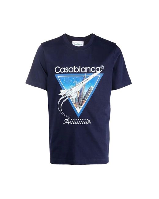 T-Shirts di Casablanca in Blue da Uomo