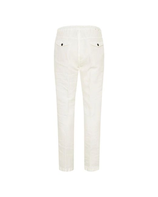 Chinos Eleventy de hombre de color White