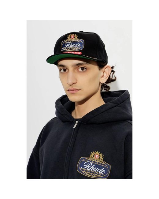 Caps di Rhude in Black da Uomo