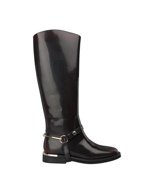 Alma En Pena. Black High Boots