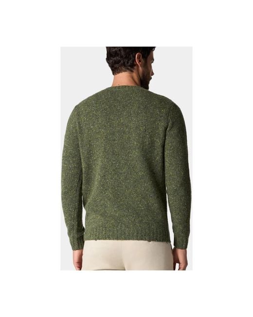 Brooks Brothers Green Round-Neck Knitwear for men
